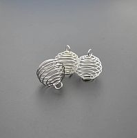 Подвеска-ловушка круглая 20мм/серебро Подвеска-ловушка круглая 20мм/серебро